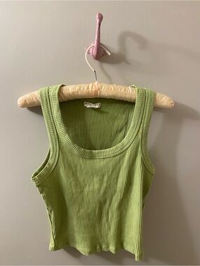 Billabong Ribbed Tank Top Avacado Green